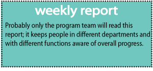 weekly report