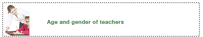 Age and gender of teachers